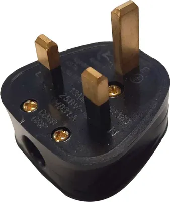 Productafbeelding van Netstekker, VK, 3-polig, 13A, 230V, Groot-Brittannië, stekker, 3-polig, schroefklem, plug