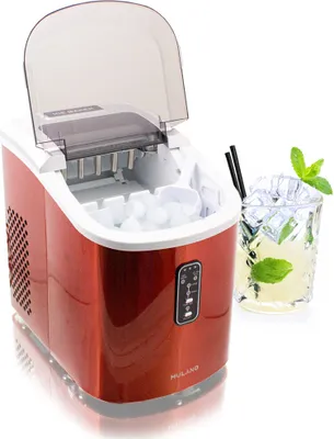 Produktbild von Mulano Design Eiswürfelmaschine Edelstahl Orange MS-17120