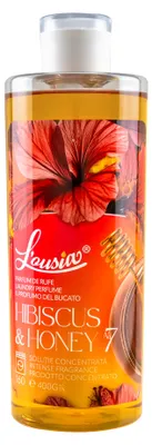 Productafbeelding van L’ousia Hibiscus & Honey wasmiddel 400 g – geconcentreerd, langdurige geur, goed voor tot 160 wasbeurten