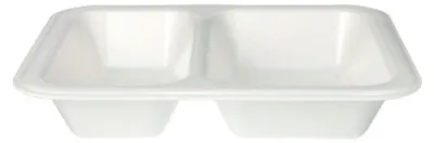 Produktbild von Siegelschalen, XPS 2-geteilt 800 ml 4,2 cm x 18,5 cm x 23,5 cm weiss laminiert
