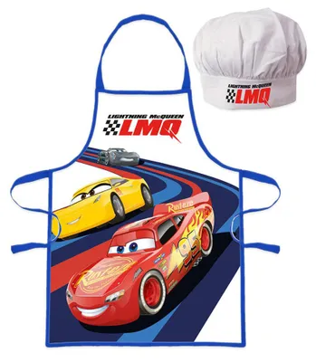 Immagine prodotto di Grembiule da cucina + cappello Cars Disney