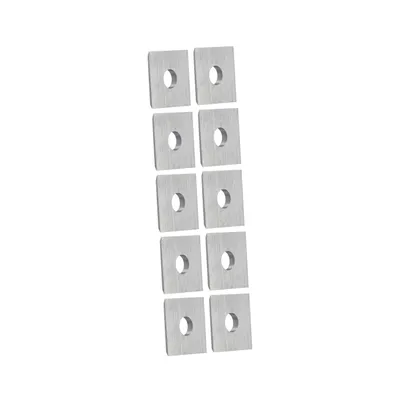 Image de Plaquette carrée | 12 x 12 x 1,5 mm 35° | 10 pièces | Couteaux réversibles adaptés au bois dur, au bois tendre, au plastique & aux panneaux de particules | Couteaux de rechange pour prétailleurs, fraise à laquer, fraise à rainurer | T04F