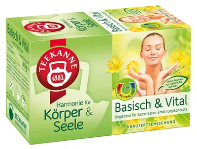 Produktbild von Teekanne - Basisch & Vital 20 Beutel