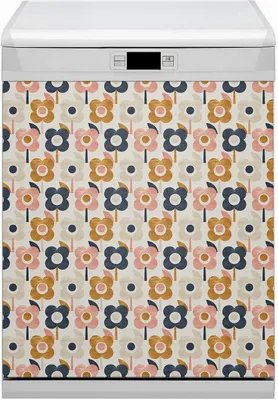 Produktbild von Magnetmatte Geschirrspüle Abwaschbar Küche Magnete  Dekor 60x80 cm  - Blumen