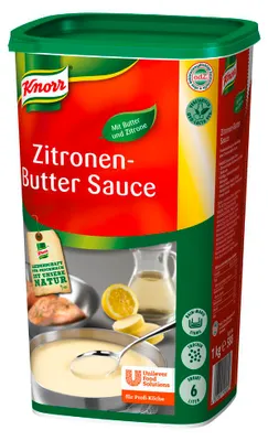 Verpackungsbild Knorr Zitronen Butter Sauce Trockenmischung zur Zubereitung 1000ml