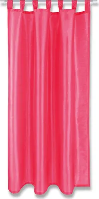 Produktbild von Gardine Alessia blickdicht mit Schlaufen, Maße: 140x145cm, Farbe: Rosa