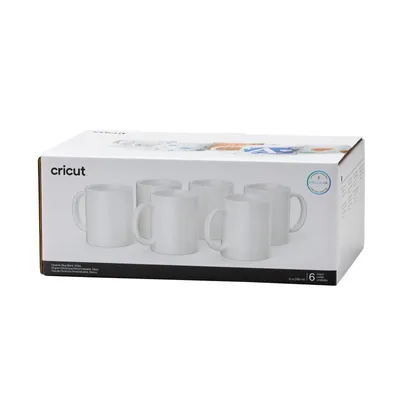 Produktbild von Cricut Blank, Einzelbild, 0,34 l, Weiß, Keramik, Universal, 6 Stück(e)