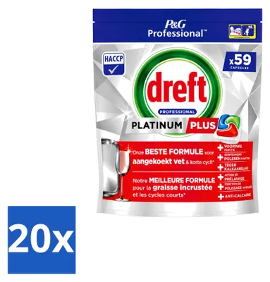 Produktbild von 20 x Fairy Dreft Handgeschirrspülmittel Original 8 x 1000 ml - Vorteilspackung - 20 Stücke