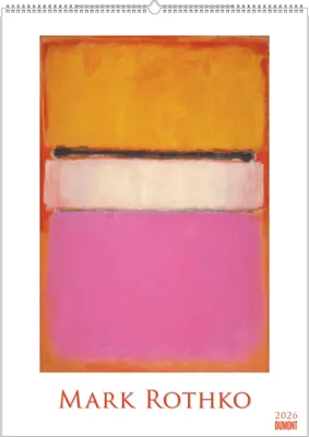 Produktbild von DUMONT - Mark Rothko 2026 - Kunst-Poster-Kalender 50 x 70 cm, Wandkalender mit Meisterwerken des Abstrakten Expressionismus für Kunstliebhaber
