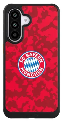 Produktbild von NIVOCASE Hülle für Samsung Galaxy A56 5G  Handyhülle NIVOcore Case Schwarz FC Bayern München Camouflage FCB