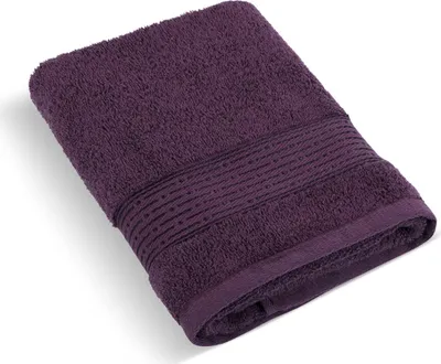 Produktbild von Frottiertuch 70x140cm Streifen 450g dunkelburgund