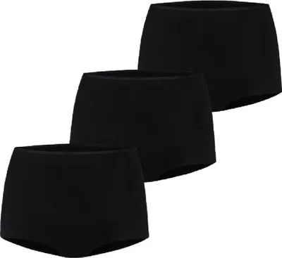 Produktbild von Teyli 3er Pack: Boxershorts mit hoher Taille für Frauen Andreaa Female 1162-3 schwarz L