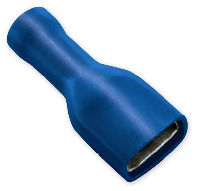 Produktbild von Flachsteckhülse | F630 | isoliert | Blau | 6,3mm | 1-2,5mm²