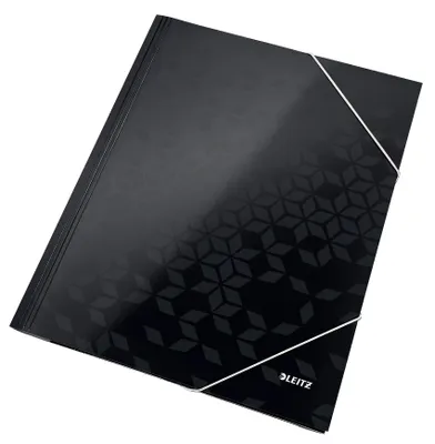Immagine prodotto di LEITZ 3982-00-95 Cartella angolare LEITZ WOW, DIN A4, cartone, nero