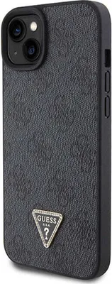 Produktbild von Guess Guhcp15Sp4Tdscpk Iphone 15 6.1 Schwarz/Schwarzes Hardcase Crossbody 4G Metalllogo