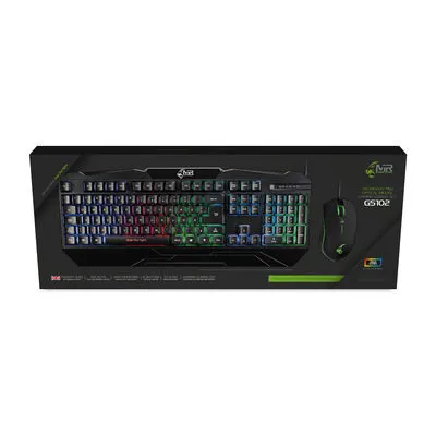 Obrázok produktu pre MediaRange MRGS102-UK Klávesnica Myš vrátane hernej USB QWERTY UK International Black