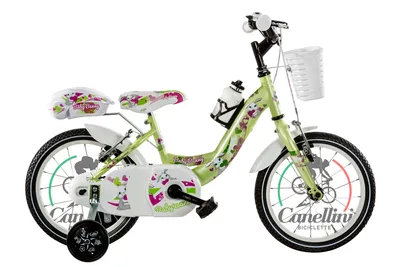 Immagine prodotto di Bicicletta per bambini Canellini VENERE 14" BABY BUNNY - Verde chiaro
