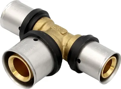 Produktbild von Pressfitting T-Stück 20x2 26x3 20x2 mm TH Kontur Alu-Verbundrohr