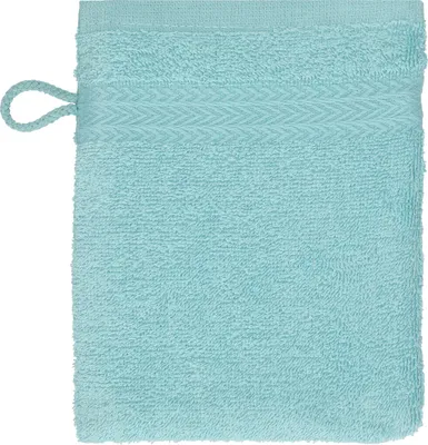 Produktbild von Betz Waschhandschuh 16x21 cm PREMIUM 100% Baumwolle Farbe: ocean