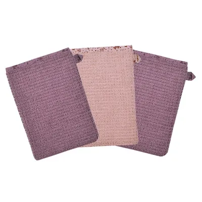 Produktbild von Wörner Waschhandschuh 3er Pack Baumwolle