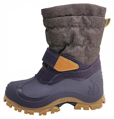 Image de Lurchi Finn : chaussures pour garçons, bottes d'hiver à scratch, couleur violet, pour le quotidien