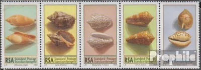 Produktbild von Briefmarken Südafrika 1995 Mi 979-983 Fünferstreifen (kompl.Ausg.) gestempelt Meeresschneckengehäuse