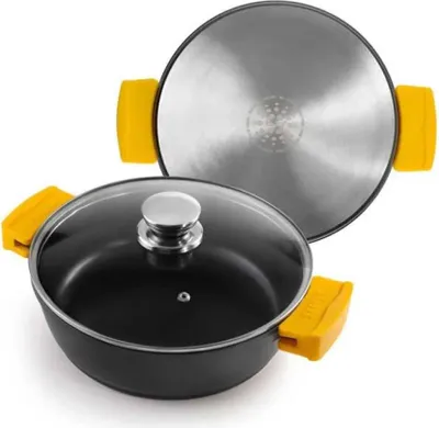Produktbild von Ibili Evolution 24 Cm Schmortopf Silber  Silber One Size