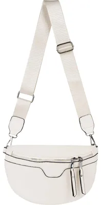 Produktbild von styleBREAKER Damen Umhängetasche in Halbmond Form, abnehmbarer verstellbarer Schultergurt, Einfarbige Handtasche 02012380