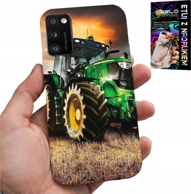 Immagine prodotto di Custodia Per Samsung Galaxy A41 - Fattoria Trattore Fattoria Trattore + Vetro