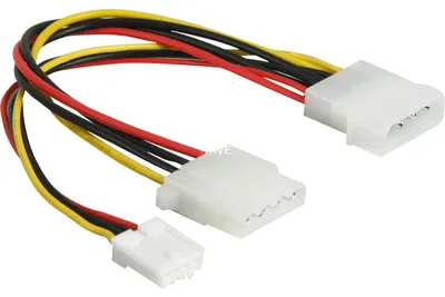 Produktbild von DeLOCK Y-cable power, 0,25 m