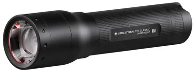 Produktbild von Ledlenser C7R Classic Taschenlampe schwarz, 1000 Lumen max., 210m Leuchtweite, IP54, bis 40 Std. Laufzeit, Akku
