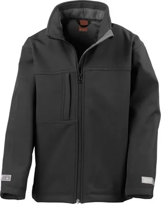 Produktbild von Result - Softshelljacke für Kinder PC7395 (140) (Schwarz)