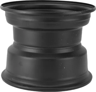 Image de jante arrière de 10 pouces, trou de 90 mm, 4 trous de boulons, acier haute dureté, pour quad, dirt bike, ATV, karting, noir