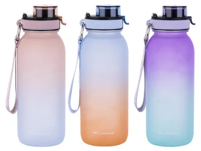 Produktbild von Galao Kunststoffflasche 1000Ml Mischung Aus 3 Farben