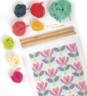 Image de Kit Canevas Fleurs De Lotus - Graine Creative