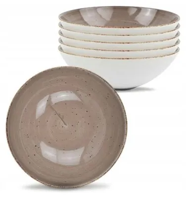 Produktbild von Lubiana Boss Tiefer Teller 18 cm Porzellan 6er-Set