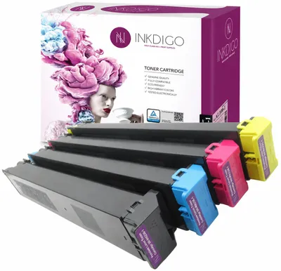 Produktbild von Inkdigo Tonerset MX23GTA für Sharp MX2010U, MX2310F, MX2310N, MX2310U – CMYK,, KI-generiertes Bild