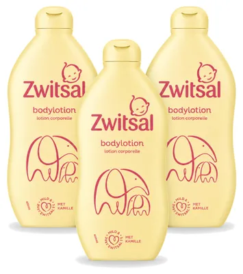 Obrázek produktu pro 3 x Krém Zwitsal na tělo, vyživující, 400 ml - výhodná balení - 3 kusy
