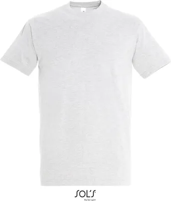 Image de SOLs 11500 | Imperial T-Shirt Hommes Unie - Couleur : Ash (Heather) - Taille : XL