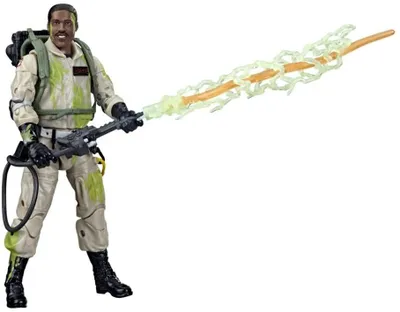 Imagen del producto de Figura Zeddemore Cazafantasmas Ghostbusters Brilla en la Oscuridad Plasma Series Articulada 15 cms