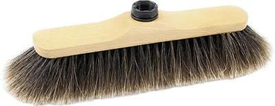 Image de SOREX Zimmerbesen Holz mit Eurogewinde Roßhaar hell lackiert 28cm