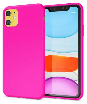 Image de Étui pour téléphone portable NALIA Neon pour iPhone 11, étui souple & silicone Bumper Cover Protection Rose
