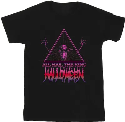 Produktbild von Disney - "The Nightmare Before Christmas Halloween King" T-Shirt für Herren BI43857 (L) (Schwarz)