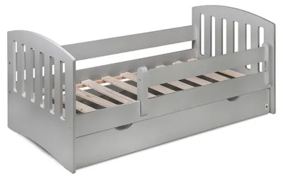 Immagine prodotto di Yappy Kids Letto YappyLux 160x80 cm con cassetto, grigio chiaro