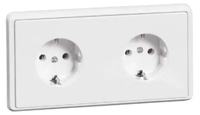 Produktbild von PEHA 00797711, Typ F, Weiß, Kunststoff, 250 V, 16 A, 50/60 Hz