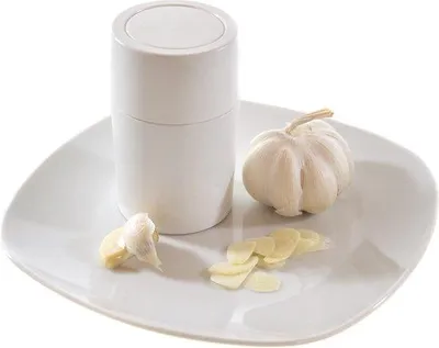 Produktbild von Elektrische Knoblauchschäler, sehr dünne Knoblauchplatten schneiden, Rasierschäler, Schleifpapier für Knoblauch (Knoblauchschäler)