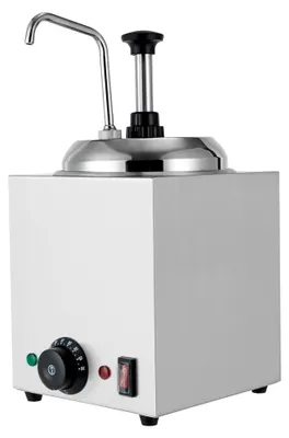 Produktbild von 2,5L Saucenspender mit Heizfunktion aus Edelstahl