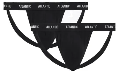 Zdjęcie produktu dla Bielizna męska Atlantic, jockstrap, model Magic Pocket, oddychająca, czarna, rozmiar L