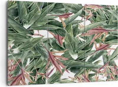 Produktbild von Bild auf Leinwand - Leinwandbild - Pflanze Blatt Blume - 165x110cm - Wand Bild - Wanddeko - Leinwanddruck - Bilder - Kunstdruck - Wanddekoration - Leinwand bilder - Wandkunst - CE165x110-3844