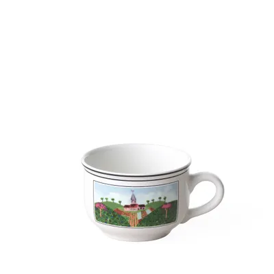 Image de Villeroy & Boch, ensemble de tasses à thé "Design Naif", 12 pièces pour 6 personnes, comprenant des tasses et des soucoupes